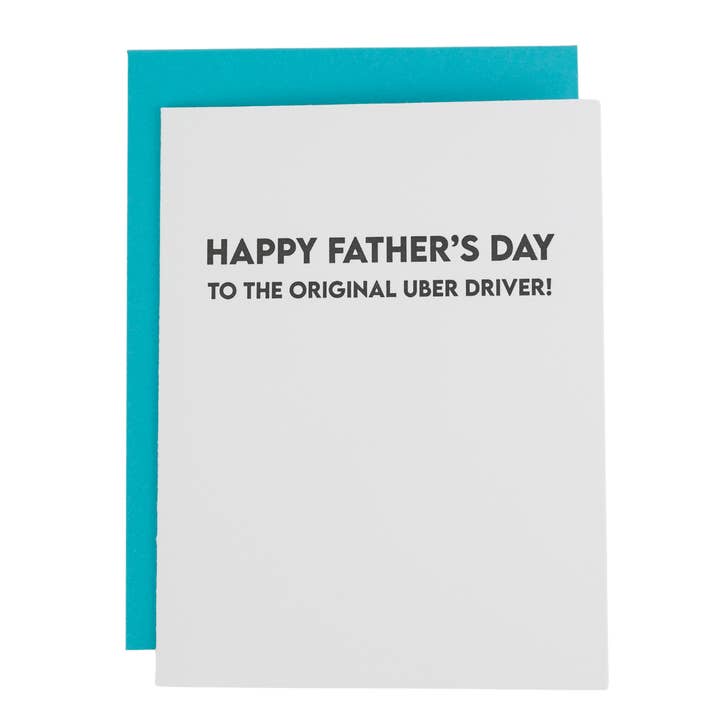 Happy Father’s Day to the Original Uber Driver - Father's Day | Dad Card
for wholesale by Chez Gagné