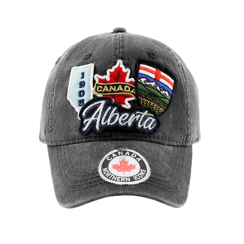 Northern Icons Canada - Wholesale Baseball Cap - Unisex - Alberta Patch Embroidery Province Cap16