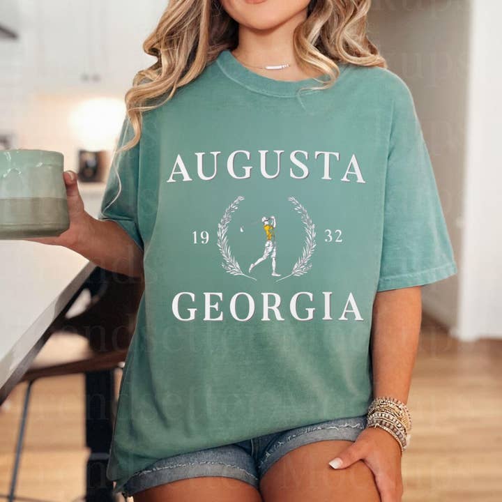 Golfeurs d'Augusta Tee pour la vente par Pocketful of Prints