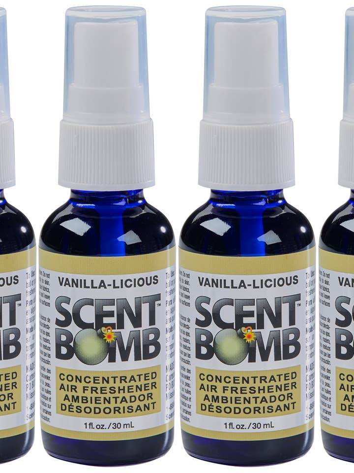Scent Bomb Air Freshener Vanilla-licious 1oz Spray for wholesale by Scent Bomb