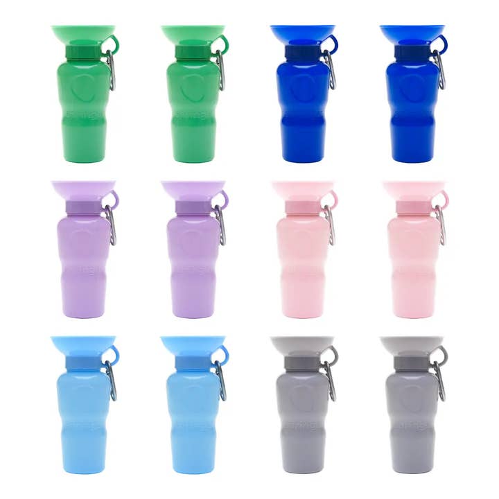 Springer Pets - Wholesale Pet Water Bottle - Dog - Dog Travel Water Bottle, 22oz, Classic (12 Pack)