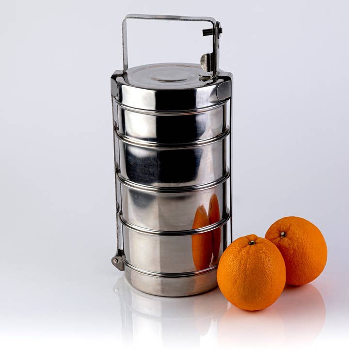 Tiffin Spain - Wholesale Lunch Bag/Box - Handle tiffin Stainless Steel containers for food(bag)0