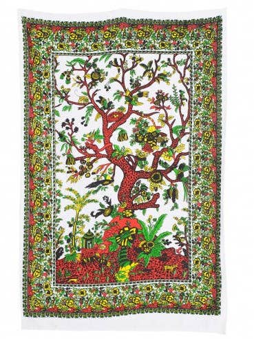 Wandteppich Lebensbaum in rechteckiger Form für den Großhandel von Kimago's Home