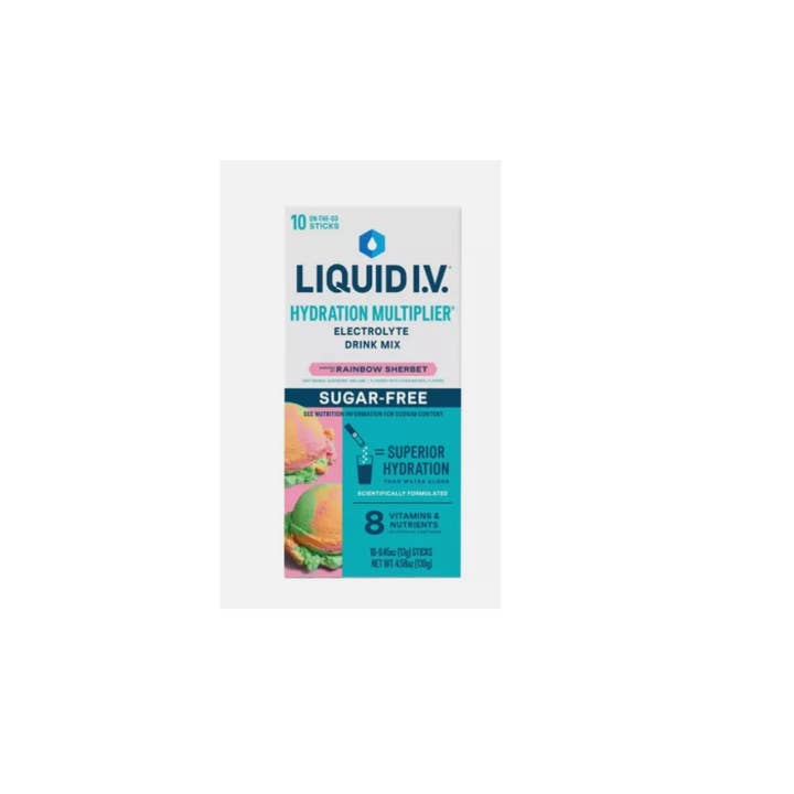 LIQUID IV HYD SUR FREE STICKS 10CT RAINBOW SHERBERT for wholesale by L&F Universal Goods