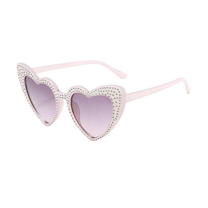 Prime Opticals - Vente Lunettes de soleil – enfant - K3077, lunettes enfant cœur rhinestones mignonnes6