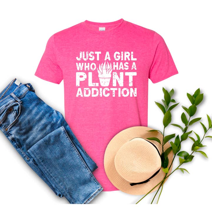 T-shirt Plant Addiction pour la vente par The Potted Oasis