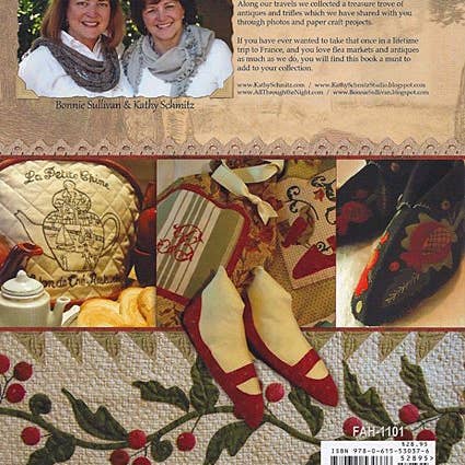 All Through The Night – wholesale Crafts, hobbies & DIY book – French Inspirations for Artful Hands by Bonnie Sullivan & Kathy Schmitz1