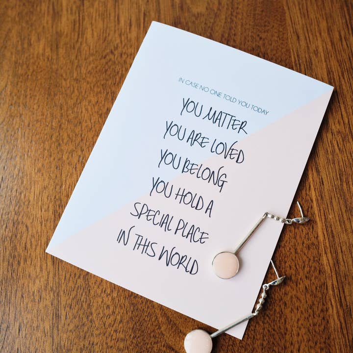 Teluna - Wholesale Love Card - You Matter Card1