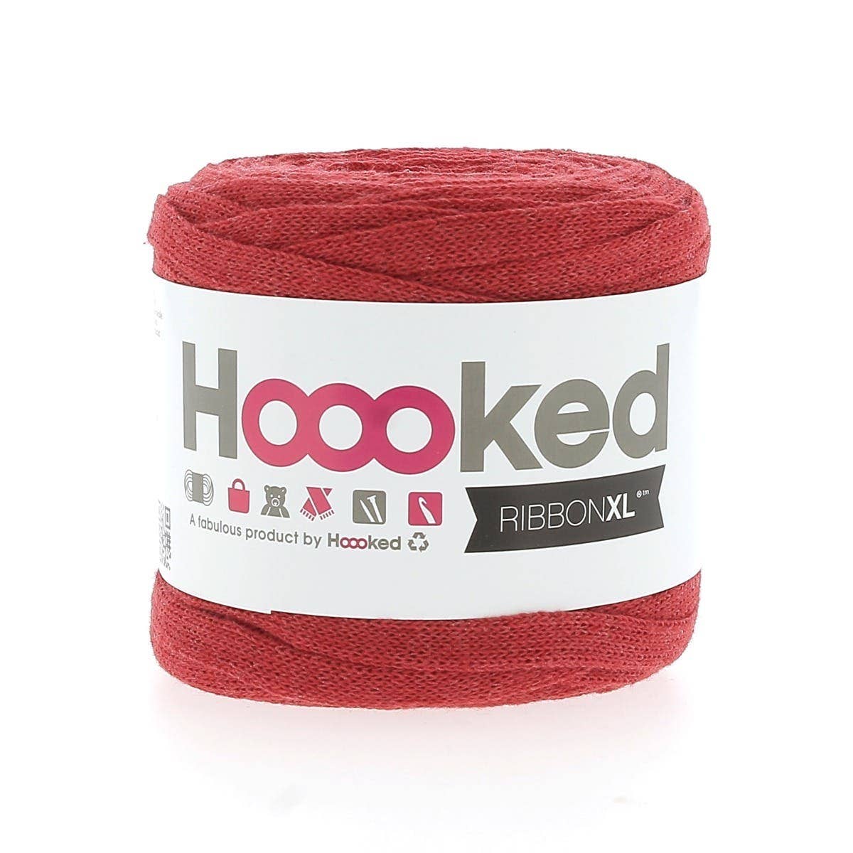 Hoooked Yarns - Vendita all'ingrosso Lana - Filo di tessuto riciclato Ribbon XL 125 g36