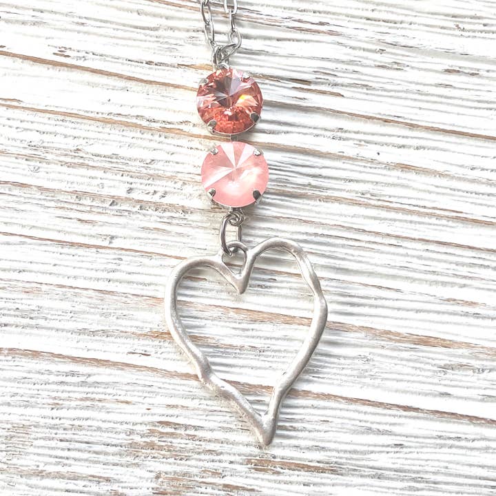 VB&CO Designs Handmade Jewelry - Wholesale Jewelry Set - Crystal jewelry coral crush Swarovski boutique flamingo5