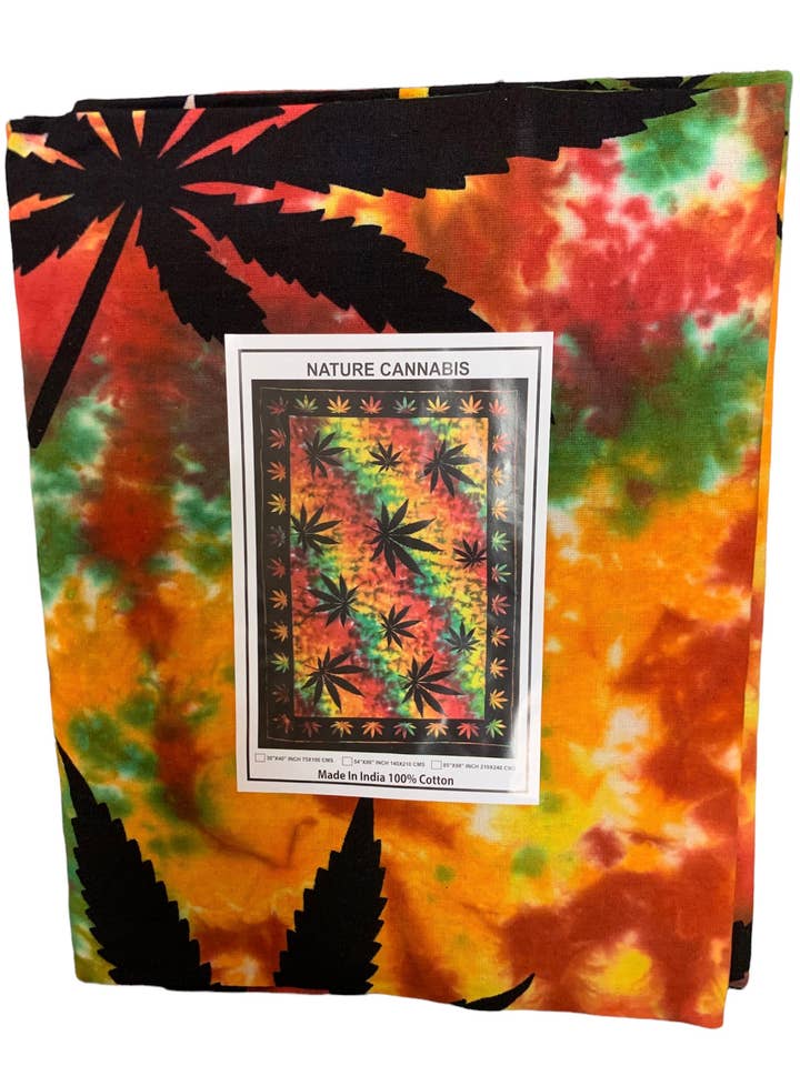 Katoenen tapijt met rasta-bladeren (B648) voor wholesale door Rising International Inc