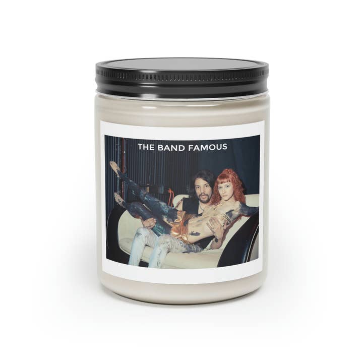 Vela aromática The Band Famous en canela en rama y vainilla, 9 onzas para venta al por mayor de The Band Famous