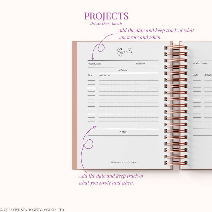 Creative Stationery London LTD - Wholesale Journal/Diary - Personalised Luxury Academic 25-26 Christian Diary | He will rejoice over you