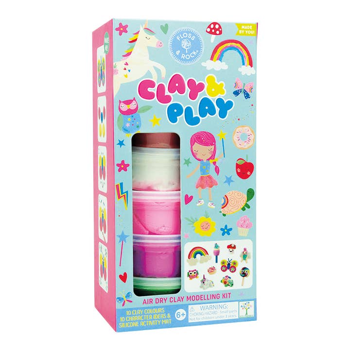Rainbow Fairy Clay & Play for wholesale by Floss and Rock
