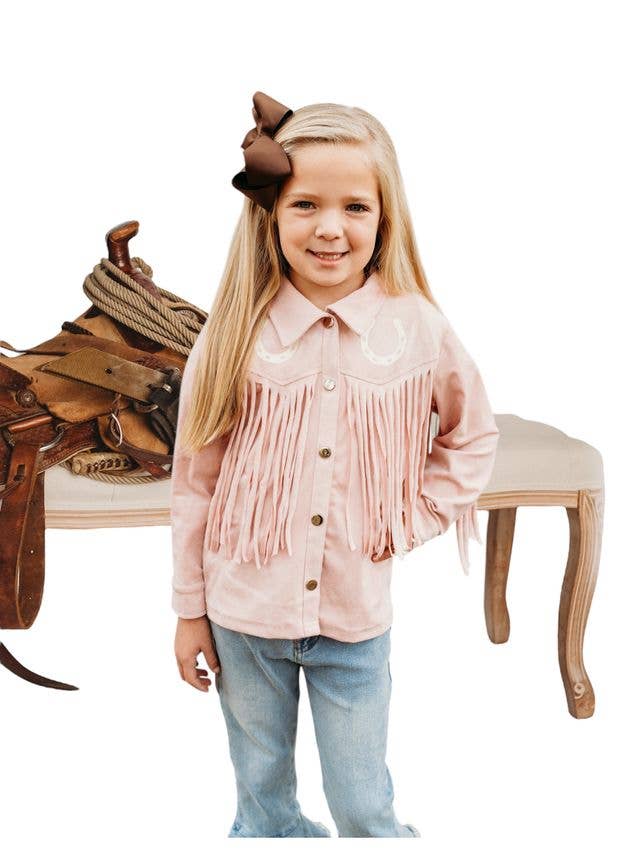 Shea Baby - Wholesale Jacket - Kids - Literally Just A Cowgirl Pink Jacket, Size 6-70