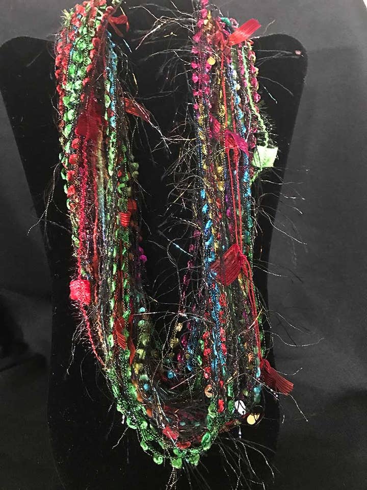 LaPetite Multi-Color Infinity Scarf - Artisan and Handmade for wholesale by Scarves of Westwood