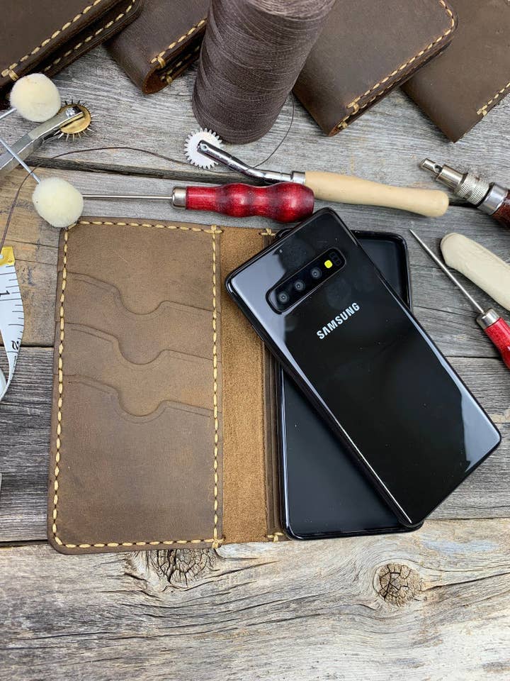 Lone Deer Leather Samsung Galaxy A51 5G Phone Case for wholesale by Lone Deer Leather