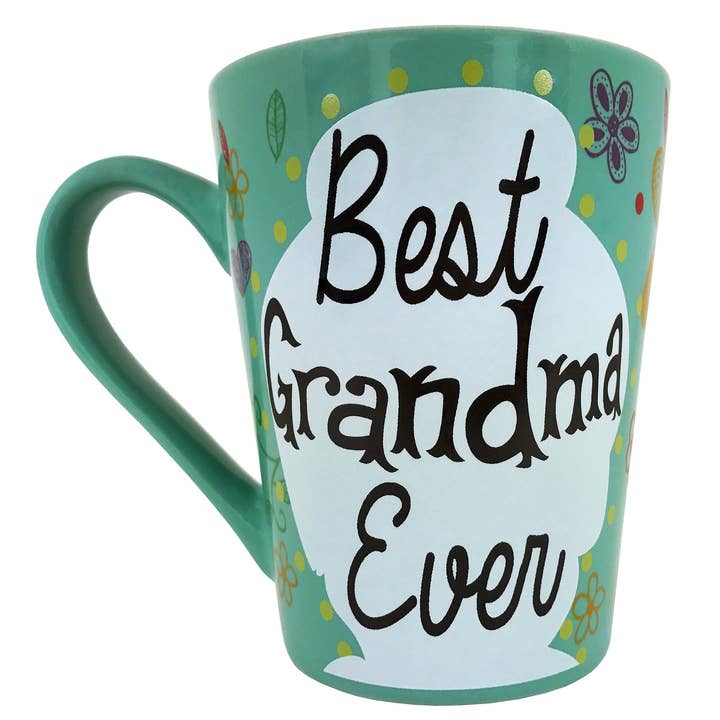 KINREX - Venta al por mayor Taza - Taza de café Best Grandma Ever, taza de regalo para abuela, 12 onzas