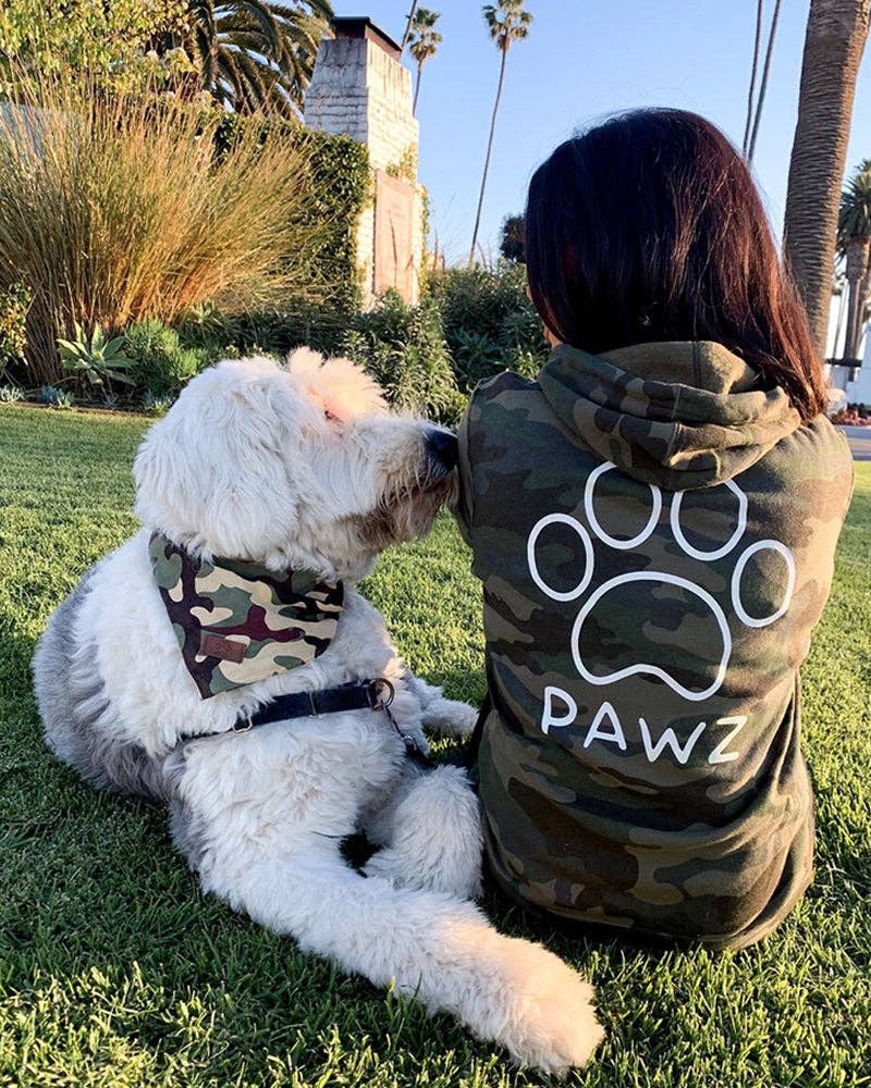 PAWZ - Wholesale Hoodie - Women's - White Classic Print Camo Hoodie2