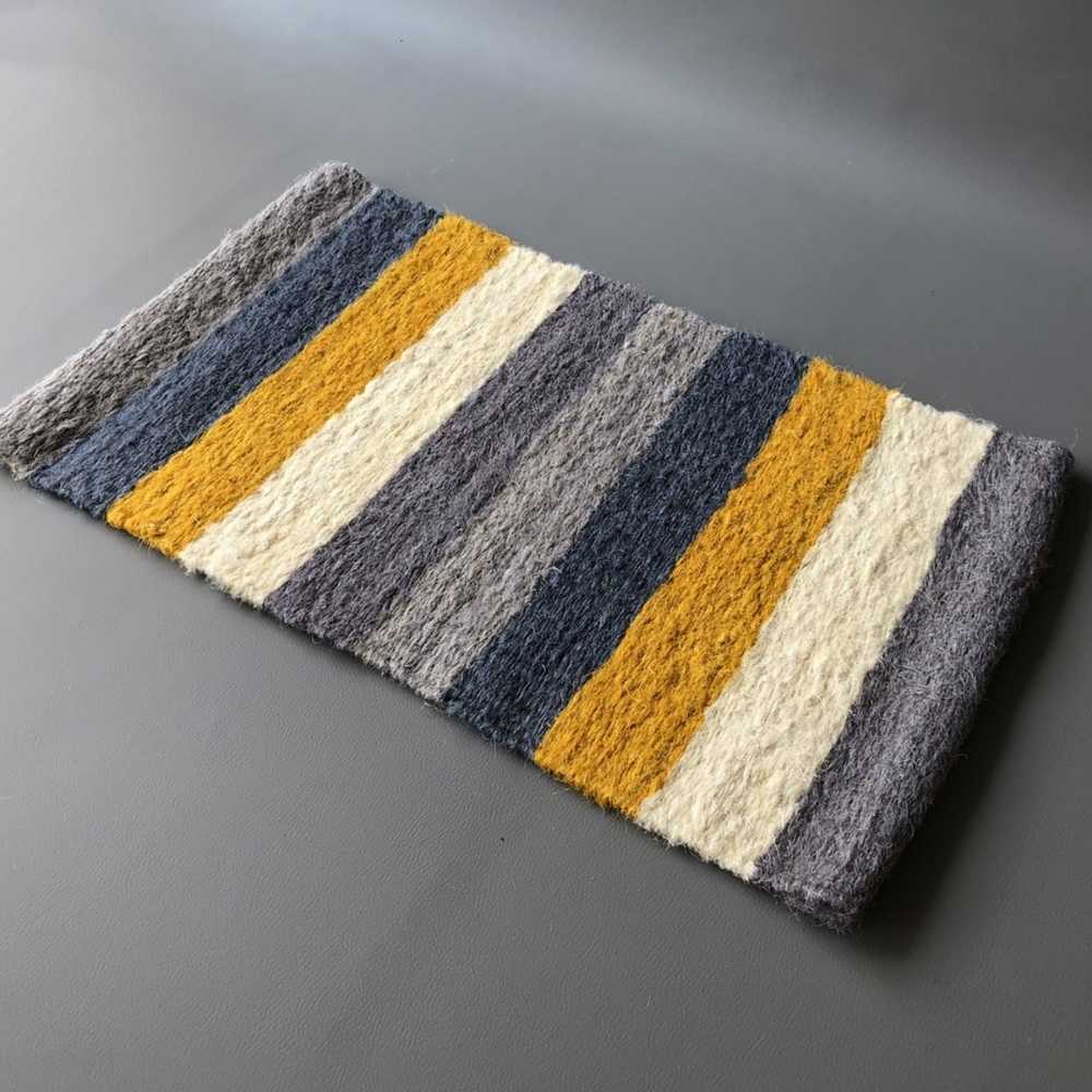 CoffeeRugs – wholesale Door mat – Gray & Yellow Stripes Indoor DoorMat8