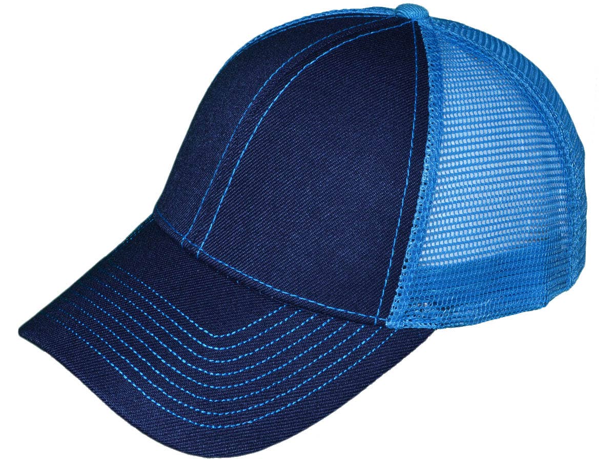 Buck Wholesale – Engroshandel Trucker hat - Unisex – Kontrastsyning Trucker Hatte - BK Caps Structured 6 Panel4