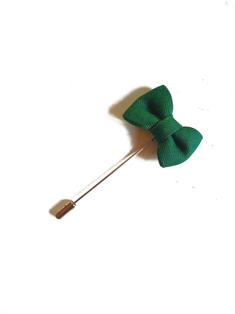 Mrlapel – wholesale Lapel pin/button – Bow Tie Lapel Pin, Green0