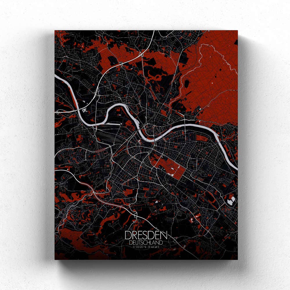 mapospheres - Vente Poster - Poster of Dresden | Germany8