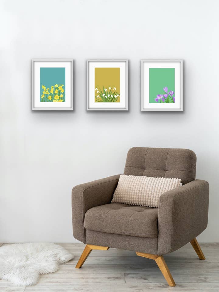 Imprimé jonquille pour la vente par Fiddy+Mabel