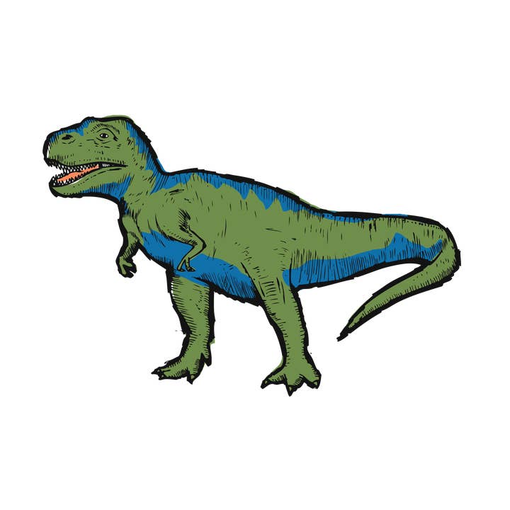 T Rex Tattoo Pair for wholesale by Tattly