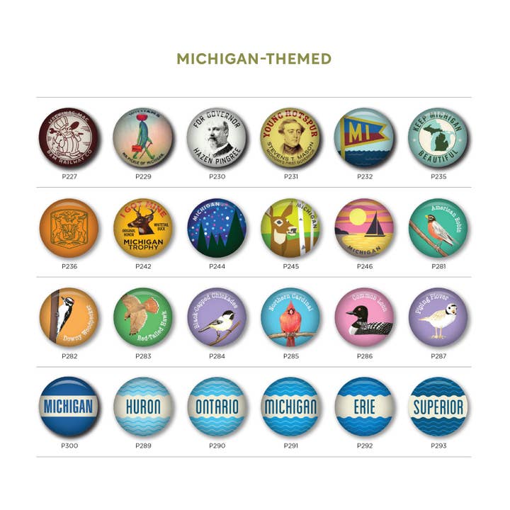 Peninsulas - Wholesale Lapel Pin/Button - Custom Pin Assortments4