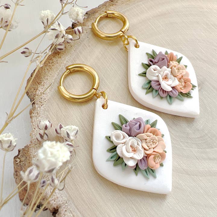 Courage & Calling - Wholesale Dangle Earrings - Maya Huggie Dangles1