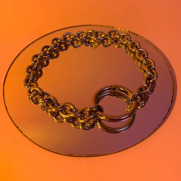 Shop Journal Vintage – Großhandel Gliederhalskette – Chunky O-Ring-Halskette