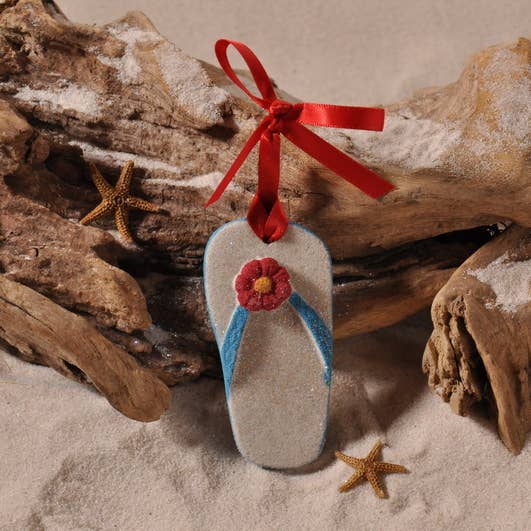 The Sand Store by Creative Artworks, Inc. - Wholesale Ornament - Flip Flop Sand Ornament3