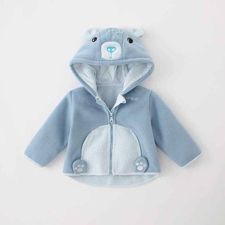 Wobakids Wholesale - Wholesale Hoodie – Child - Veste en polaire pour filles - Manteau à capuche pour bébé pour l'automne et l'hiver9