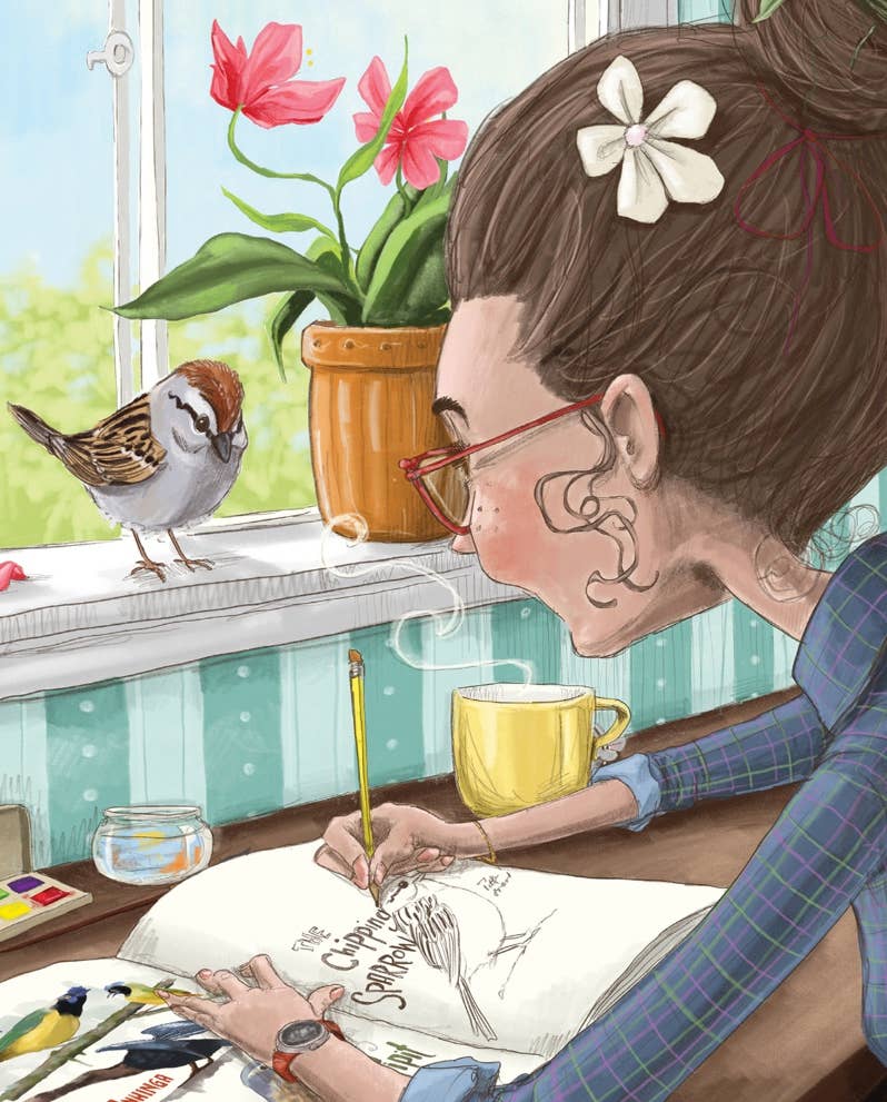 Mark Ludy Art Books & Games - Vente Roman graphique - Birdie's Field Guide - Livre illustré signé par Mark Ludy2