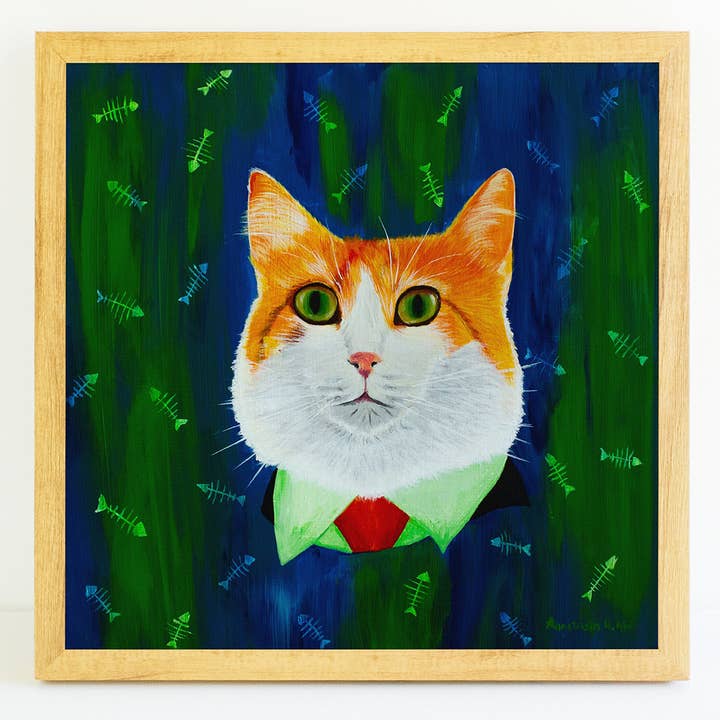 Cat Travis Art Print for wholesale by MeerCatArt