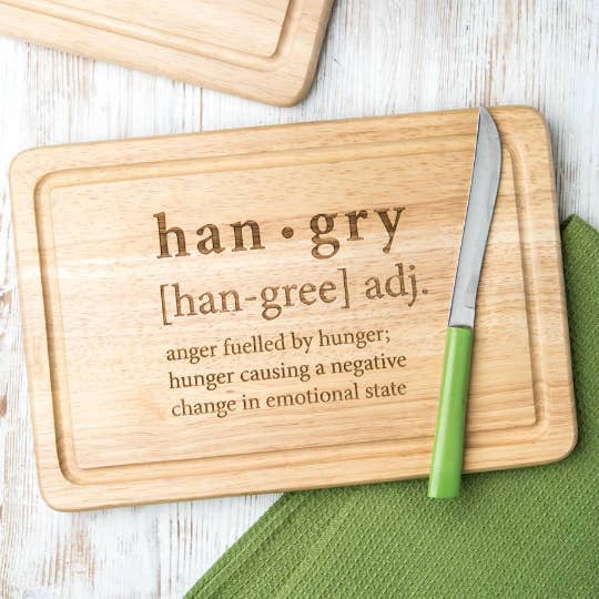 Hangry Cheese / Chopping Board - Funny Kitchen Cutting Board for wholesale by Ccrafts Crafty Creations