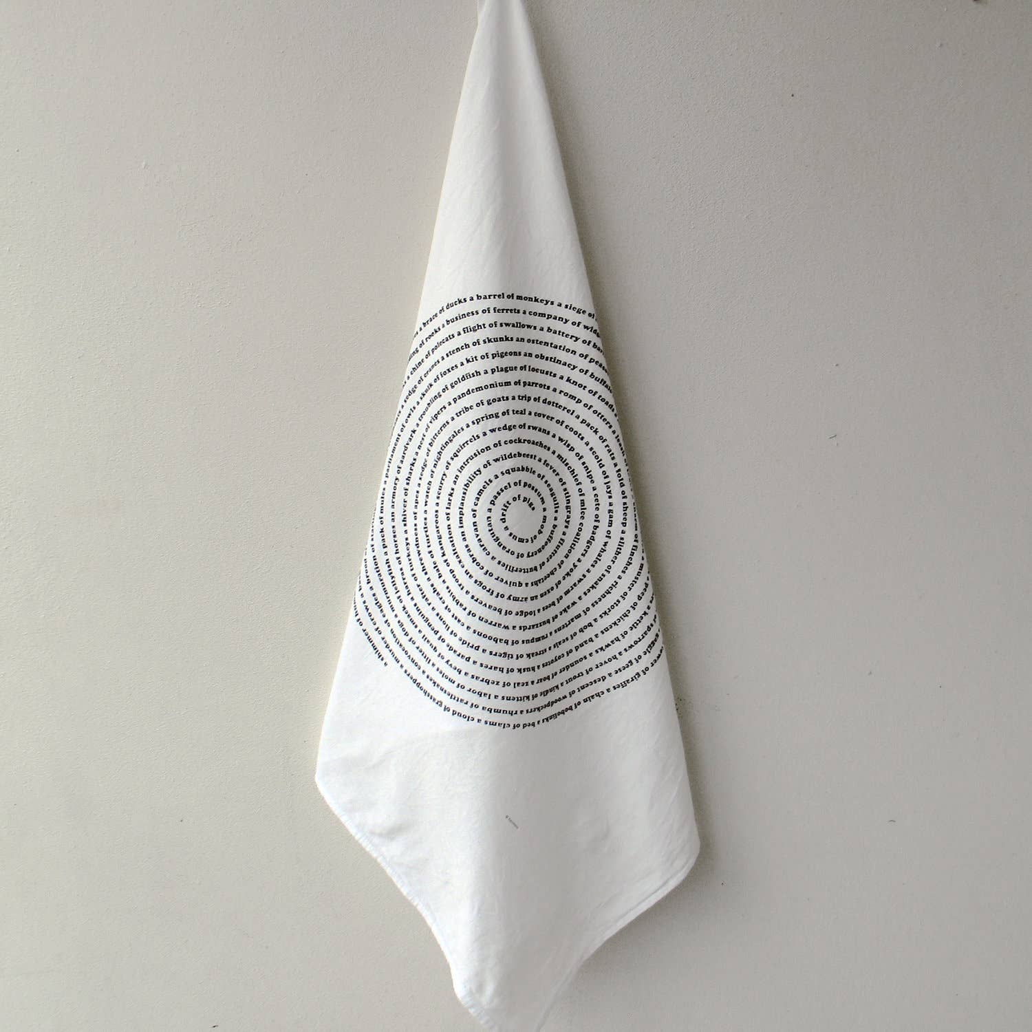 Xenotees - Wholesale Tea Towel - Funny Animal Nouns Cotton Kitchen Tea Towel – USA Flour Sack1