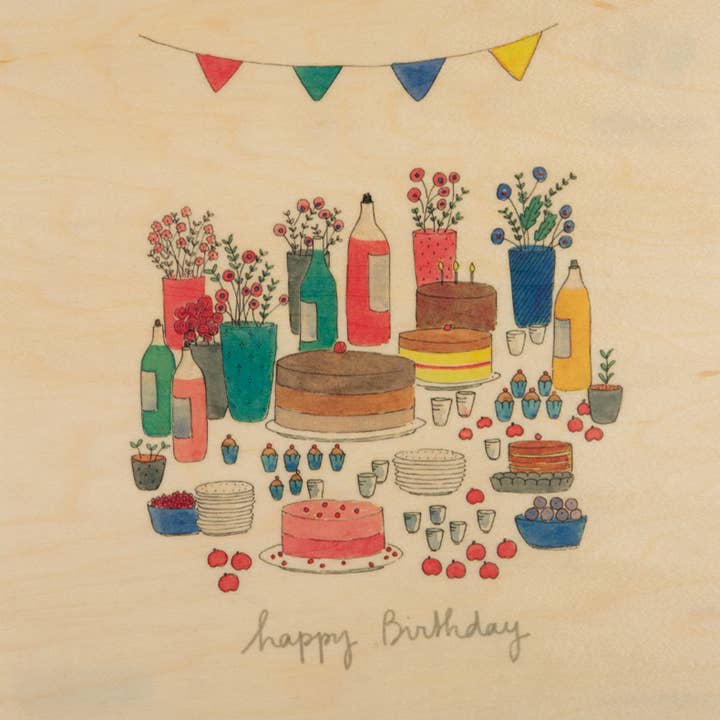 Affiche en bois érable Petit Gramme HB/45T-7 pouces pour la vente par Woodhi