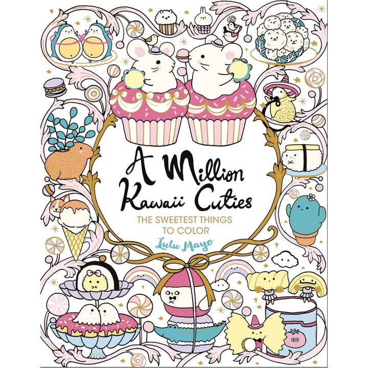 Hachette Book Group - Wholesale Coloring Book - Kids & Baby - A Million Kawaii Cuties Coloring Book