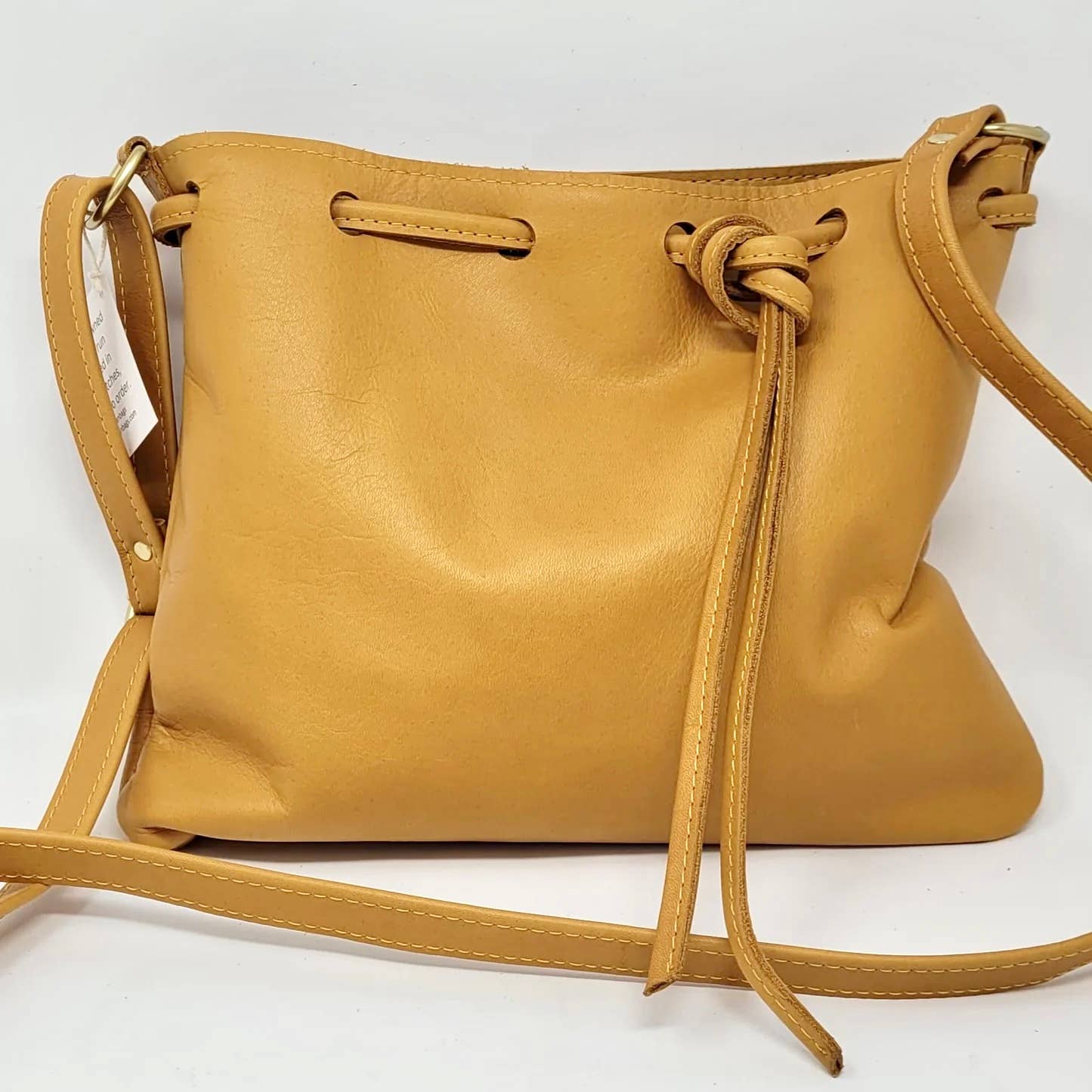 Vicki Jean Leather Design Co. - Wholesale Crossbody Bag - Women's - Sugar Drawstring Leather Crossbody Bag0