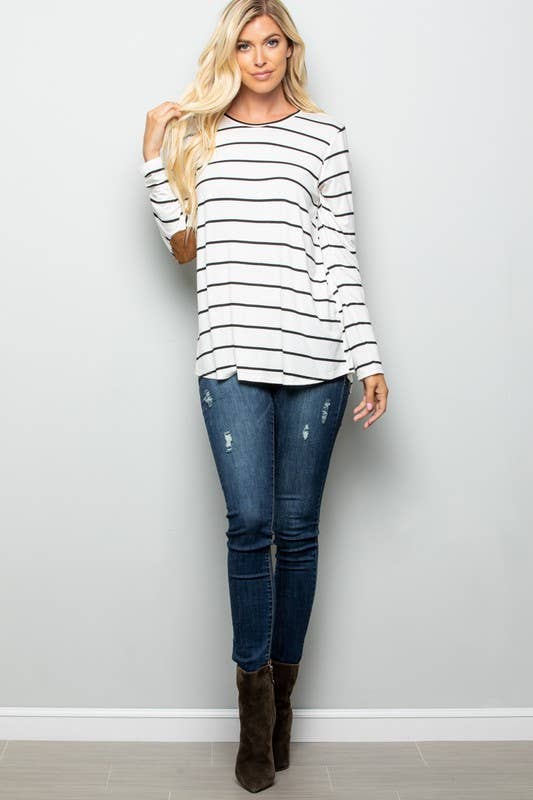 HEIMISH - Wholesale Tunic - Women's - ST1376-11 STRIPE TOP10