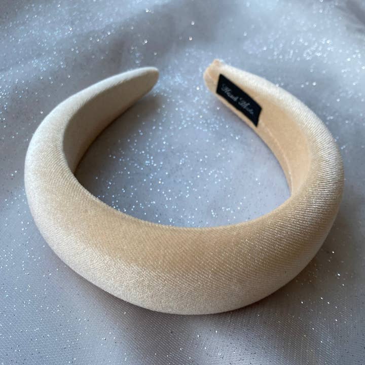 QueenMee Accessories – wholesale Fashion headband – women's – Padded Headband in Velvet