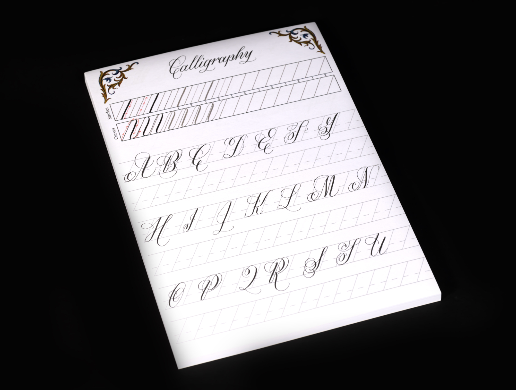 CoraCreaCrafts - Wholesale Notepad - Calligraphy Notepad2