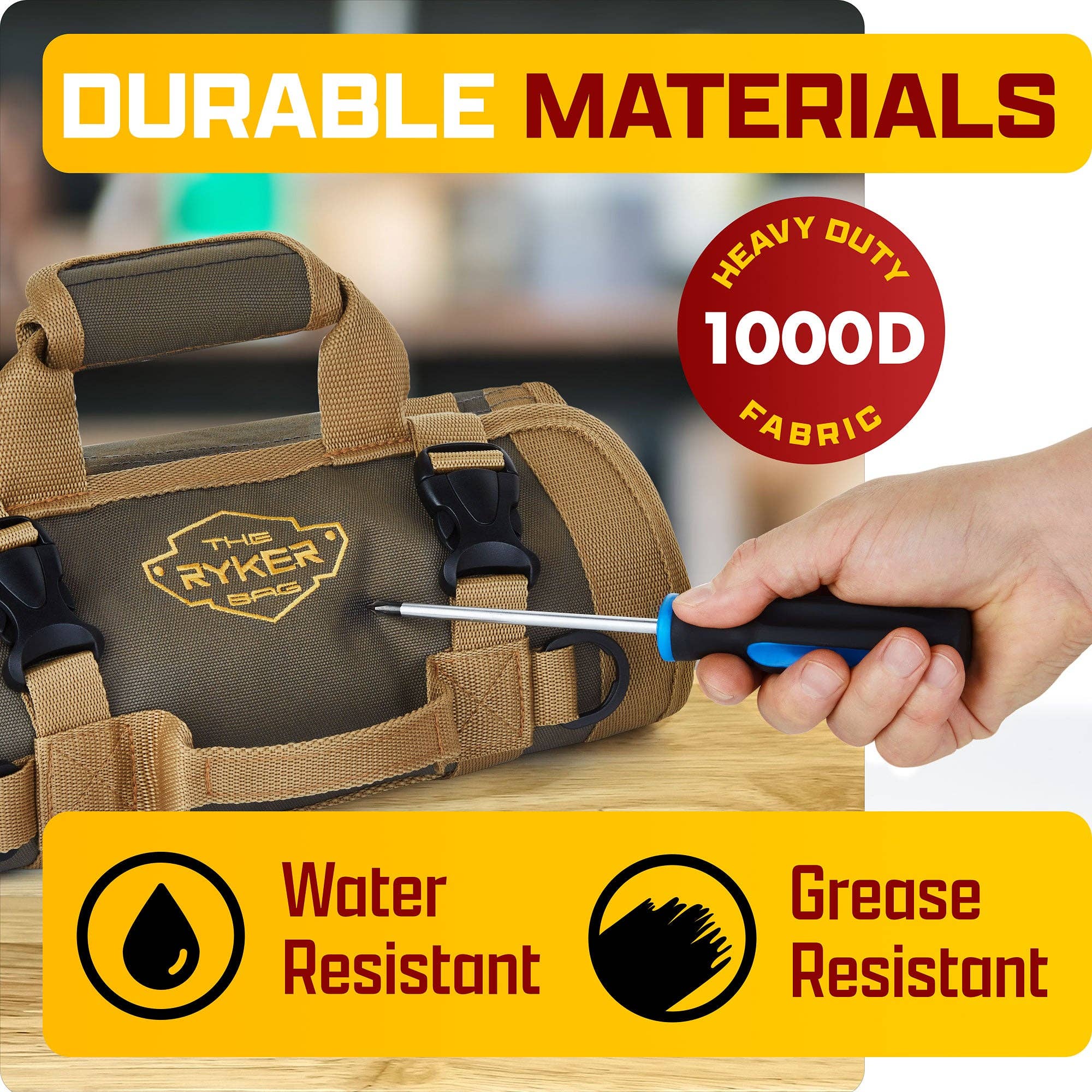 The Ryker Bag – wholesale Tool set – Customized-logo Original Tool Roll Organizer5