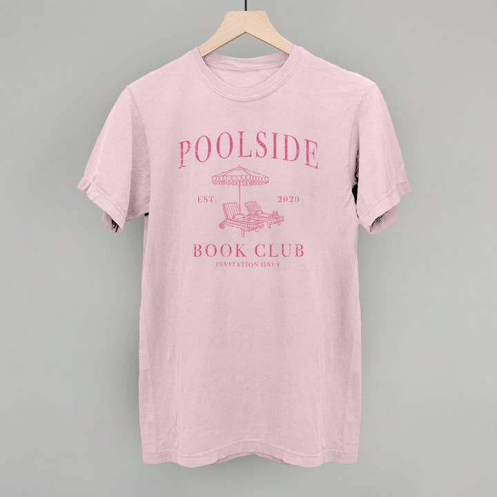 Ivy + Cloth - Wholesale Screen Printed T-Shirt - Women's - Poolside Book Club