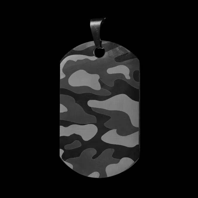 BW Camo Tag Pendan for wholesale by Coppertist.wu