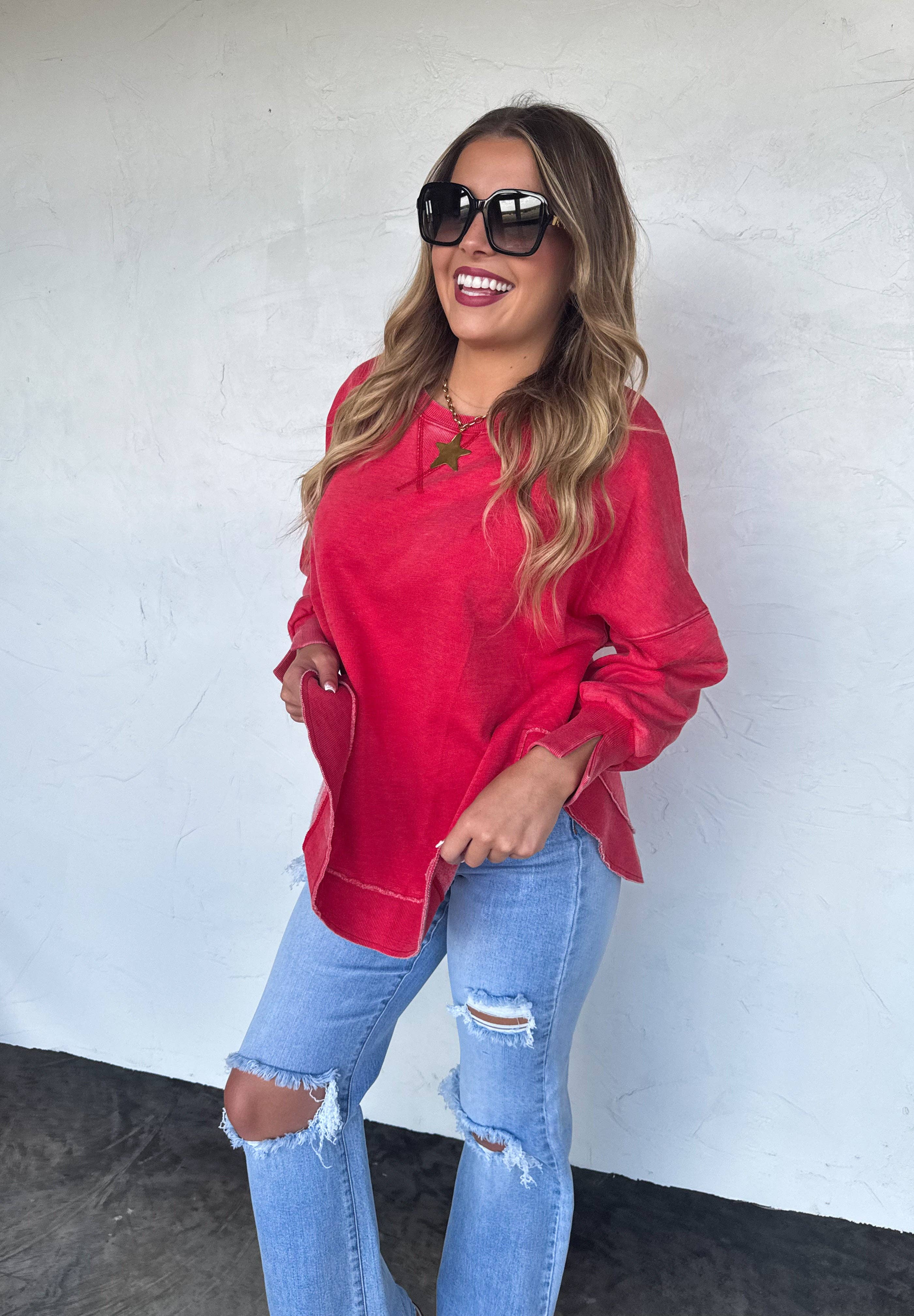 BLAKELEY - Vente Sweat-shirt – femme - SWEATSHIRT DÉLAVÉ JOSS1