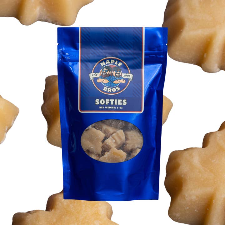 Twin Leaf Farms - Wholesale Hard Candy - Maple Bros Maple Softies Wholesale Case of 24