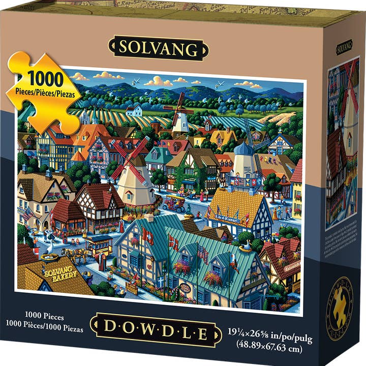 Solvang - 1000 Piece for wholesale by Boardwalk Puzzle Company